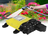 12V 120W 8L Diaphragm High Pressure Pump with Copper Connector Automatic Water Injection Pump V1294-YM0718-3111210008111