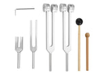 4PCS Tuning Fork Set With Mallet Sound Tool Sensory Tuning Forks V1308-DSZKI-167