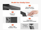 Table Legs, 740 x 550 mm Trapezoid Steel Furniture Legs, Modular Design, Easy Assembly, 1000 V952-ZTCFKTX281772W9UW001V0