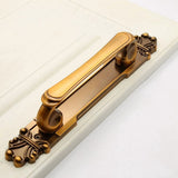 10Pcs European Style Door Handle,Door Pull Handle, Metal Sliding Door Handle for Cabinet Drawer V1369-AZ3-W-11557