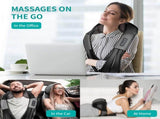 Shiatsu Neck Shoulder Massager with Red Light Heat, 8 Deep Kneading Nodes 3 Speed Bi-Directional V1188-MS-710-107