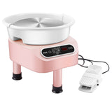Pottery Wheel, 11 inch Pottery Forming Machine, 450W Electric Wheel for Pottery with Foot Pedal and V952-ZQLPJSJS11YC8MY3AV3