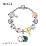 11 Styles Charm Bracelets Set,Colorful Alloy & Glass Beaded Bracelets,Buy 3 for Better Price V1132-NSSL39-TRIPLE