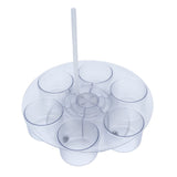 Water Bottle Organizer 360 Degree Rotatable Plastic Anti Slip Cup Storage Holder Rack for Water V1294-YM0901-3118250004011