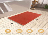 Upgraded Waffle Bath Mat, Super Absorbent Non Slip Mats for Bathroom Floor, Machine Washable Rugs V1259-DP01-A-4746