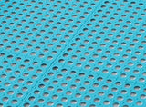 10PCS Suction Cup Floor Mats Anti Slip Plastic Mosaic Bath Mat for Kitchen Bathroom Blue V1294-YM0716-3112220042314