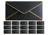 50pcs Envelopes 7.27x5.31 Inch V Flap with Elegant Border for Wedding Invitations Graduation V1369-AZ3-W-21901
