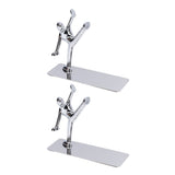 2Pcs Metal Book Ends Unique Men Design Simple Fashionable Decorative Bookends for Home Office Bar V1294-YM0523-3116220000511