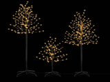 Jingle Jollys 3 Pack LED Christmas Tree Lighted Birch Tree Indoor Outdoor Xmas Decor Warm White XMAS-MOT-TWIG-3PC