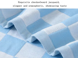 Light Green Ultra-Soft 100% Cotton Gauze 6-Piece Towel Set Absorbent & Quick-Dry Bath Towel V888-ELOSUNG33703