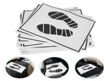 50Pcs Disposable Floor Mat for Car Paper Foot Pads Practical Durable Vehicle Foot Covers Assorted V1369-AZ3-W-15975