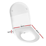 Cefito Non Electric Bidet Toilet Seat Cover Auto Smart Water Wash Dry BIDET-N-ELEC-04-WH