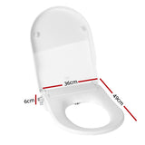 Cefito Non Electric Bidet Toilet Seat Cover Auto Smart Water Wash Dry BIDET-N-ELEC-04-WH