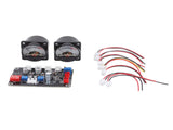 2pcs VU Level Meter Power Amplifier VU Panel Meter with Driver Board for Recording Studio 12V18V V1294-YM0715-3114220050011