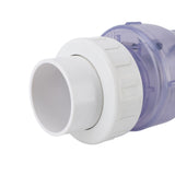 2 Inch Check Valve Transparent Pool Accessories Replacement Check Valve Prevent Backflow V1294-YM0901-3111240188711