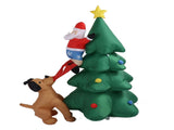 Inflatable Christmas Tree 1.8M Lighting High Speed Low Noise Fans Blow Up Christmas Tree Decoration V1294-YM0901-3115230076411