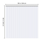 Strip Curtain PVC Door Curtain 244 x 244 cm Cooler Freezer Clear Plastic V952-PZMLPZGHMPTLG3PGGV0