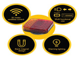 2X 7Pin LED Magnetic Wireless Trailer-TailLight Kit For Trailer Truck Automotive V201-LED-RY--C-AU