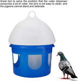 Pigeon Feeder, 4L Large Capacity Pigeon Waterer Automatic Bird Pigeon Feeder ABS Plastic Water V1192-AZ-W-10317