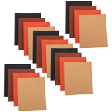 20pcs Book Cloth Faux , Self Adhesive & Multicolor, 12x10 V1370-AZ4-18377