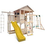 Lifespan Kids Kingston Cubby House with 2.2m Yellow Slide V420-LKCH-KING-YEL