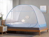 Pop UP Net Tent Curtains,win Queen size Folding Design with Net Bottom for Baby Adults Trip V1369-AZ3-W-06504