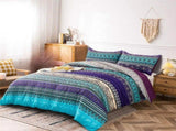 Marble Stripe Palermo Gallery Quilt / Doona / Duvet Cover set V745-AQ043436K3