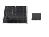 Solar Water Pump Kit 50W Solar Panel 22W Water Fountain Pump with Battery Box Timing Controller V1294-YM0706-3114230091111