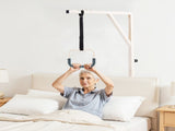 Trapeze Bar for Bed Mobility, Height-Adjustable Bed Trapeze with 2 Casters, 350LBS Weight Capacity V952-CSDJLDXDJSJZTUI9AV0