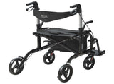 2 in 1 Rollator Walker & Transport Chair for Seniors, Folding Rolling Walker Wheelchair Combo & V952-EHYZXQCKJLQ8L86XDV0