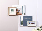 6 Pack Invisible Acrylic Floating Bookshelf for Kids Room,15 inch Clear Nail Polish Rack Wall V1366-AZ2-W-04774