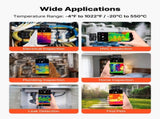 Thermal Imaging Camera for Android & iOS, 512 x 384 Super Resolution, 25HZ Refresh Rate Infrared V952-KDSRCXY256197A8E3001V9