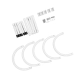 5 Pcs Pool Cover Holder 43cm U Shaped Tube Solar Blanket Storage Hook for Above Ground Swimming Pool V1294-YM0901-3111240105511