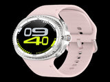 Watch8Classic-SU02 Smart Watch, Full Touch Screen Silicone Sports Wrist Watch for Men WomenPink V1300-WATCH8CLASSIC-SU02-PINK