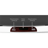 Devanti 9L Motion Sensor Bin Rubbish Automatic Ash Black SB-9LS26-BK