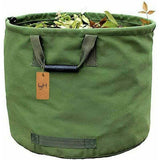 Extra-Strong Gardening Bag with Handles, Green Leaf Collection Bag with Military Canvas, H 45.7 cm, V1237-ZY-715-254