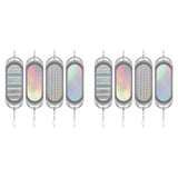8Pcs Fishing Bait Lure Diving Board Swivel Planer Board Fishing Flashers Fishing Trolling Tackle V1366-AZ2-W-14552
