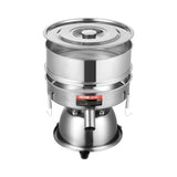 Automatic Electric Vibrating Sieve, Stainless Steel Sifter Shaker Machine with 3050 Mesh, 45W V952-ZDZSJTM30M50X6TFUV3