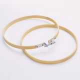 24 Pack 6 Inch Bamboo Embroidery Hoops with Adjustable Screw, Natural Cross Stitch Hoops for Hand V1369-AZ3-W-16973
