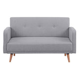 Picasso 2 Seater Fabric Sofa Lounge Couch Grey V315-VOL-PICA-01