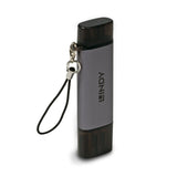 Lindy USBC/A SD Card Reader DS-LIN43335