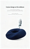 Memory Foam Donut Cushion for Women, Orthopedic Pressure Relief Seat Pillow, Breathable Hemorrhoid V1188-MS-812-026