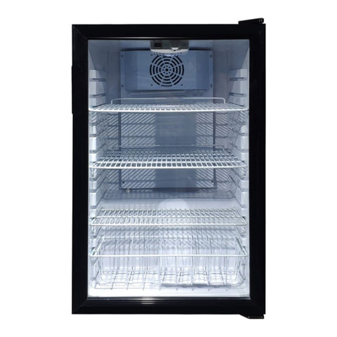 Kolner 130L Mini Bar Fridge Glass Door Beverage Cooler Refrigerator FDG-YGE-BC-130L