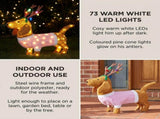 Christabelle 73cm Dachshund Dog Christmas Light Up Display Pine Cone Lights Outdoor Indoor Xmas 112_MHA711