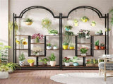 Multi-Layer Plant Stand Large Flower Bonsai Pots Display Rack For Garden Balcony V767-HJ-ZM1627