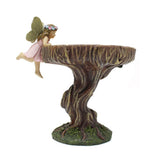 Flower Fairy Bird Feeder Synthetic Resin Decorative Standing Bird Feeder for Garden Yard Courtyard V1294-YM0901-3111240167111