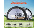 Bike Storage Tent, 4 to 5 Bikes, Outdoor Spacious Bike Storage Tent with Ventilated Window, V952-SXZXCP5675FTAJLWBV0