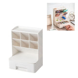 Desktop Storage Box Multi Compartment Drawer Slanting Pen Holder Organizer Desk Sundry Stationery V1294-YM0901-3117240184111