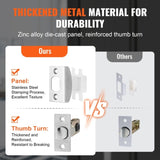 Double Door Handle Set, Satin Nickel Square Door Lever, Heavy Duty Double Front Door Handle Set with V952-SMSBDMNDSFXLP6JSTV0