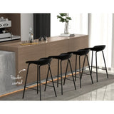 Artiss 4x Bar Stools Kitchen Counter Stools Metal BA-BB-BAR-8319-BKX4